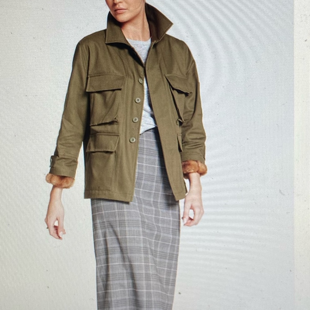 MAR xo Goop Jacket with Removable Faux Fur Cuff